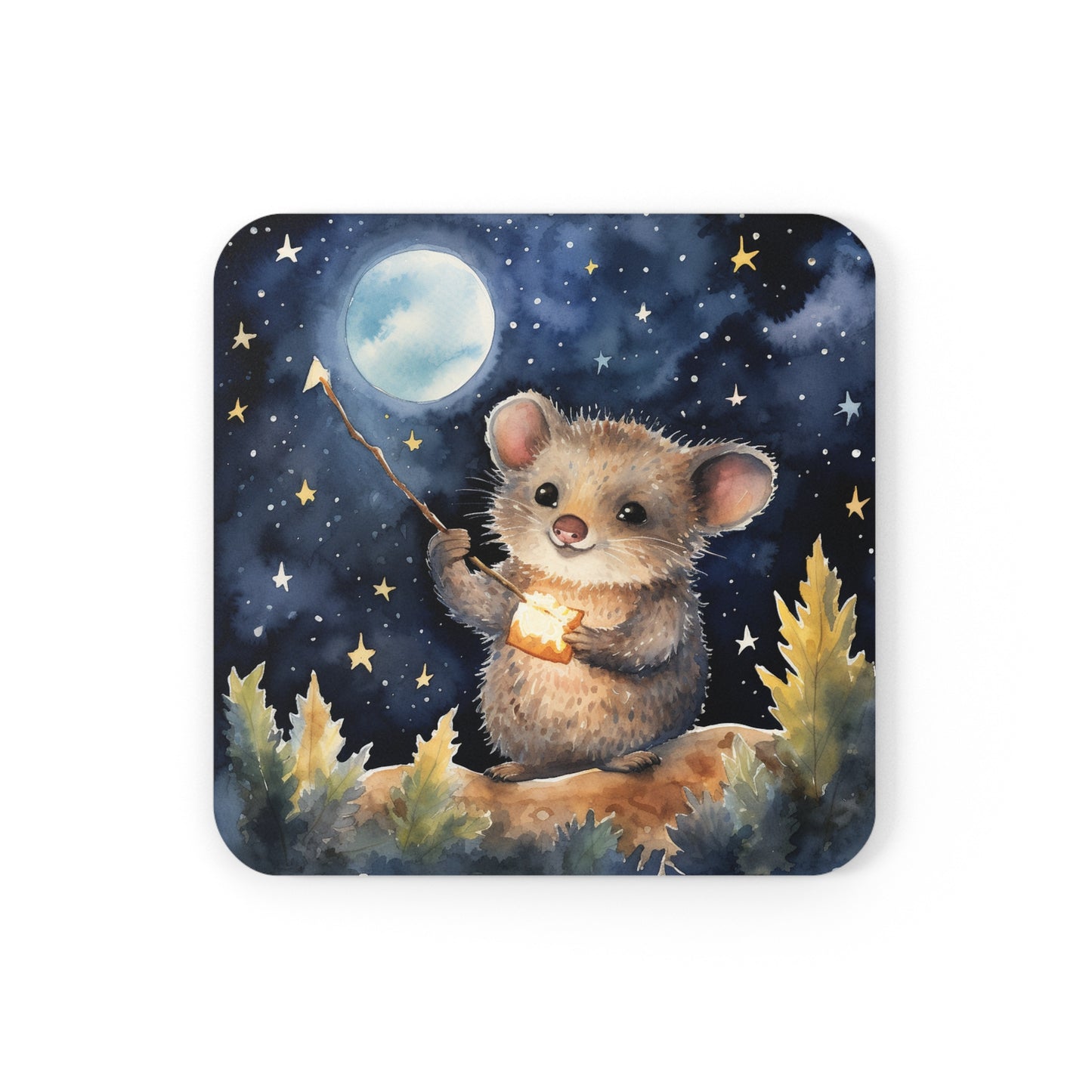 Nighttime Possum Coaster Set (Series 10)